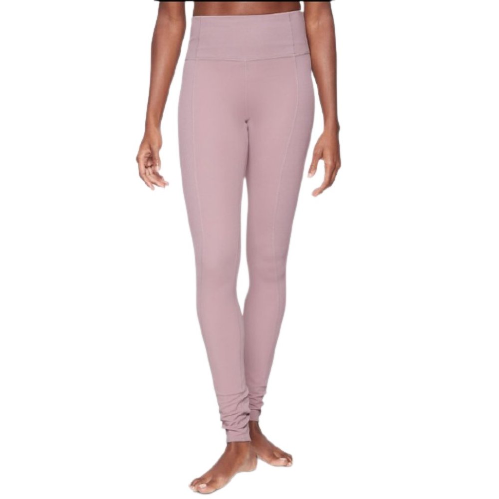 Athleta Powervita Ribbed Barre Heel Tight Legging